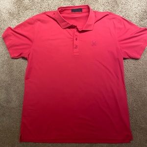 Men’s GFORE golf polos. Pink, blue and grey all size L, barely worn.